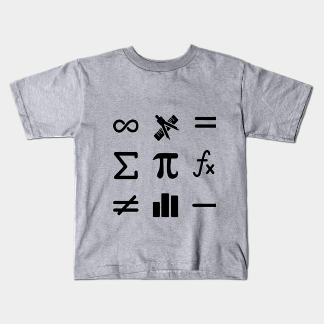 mathematics Kids T-Shirt by Waleed Mahmud